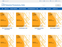 Tablet Screenshot of industrialprojectreports.com